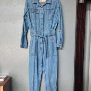 Anthropologie Pilcro & the Letterpress Denim Jumpsuit, size small